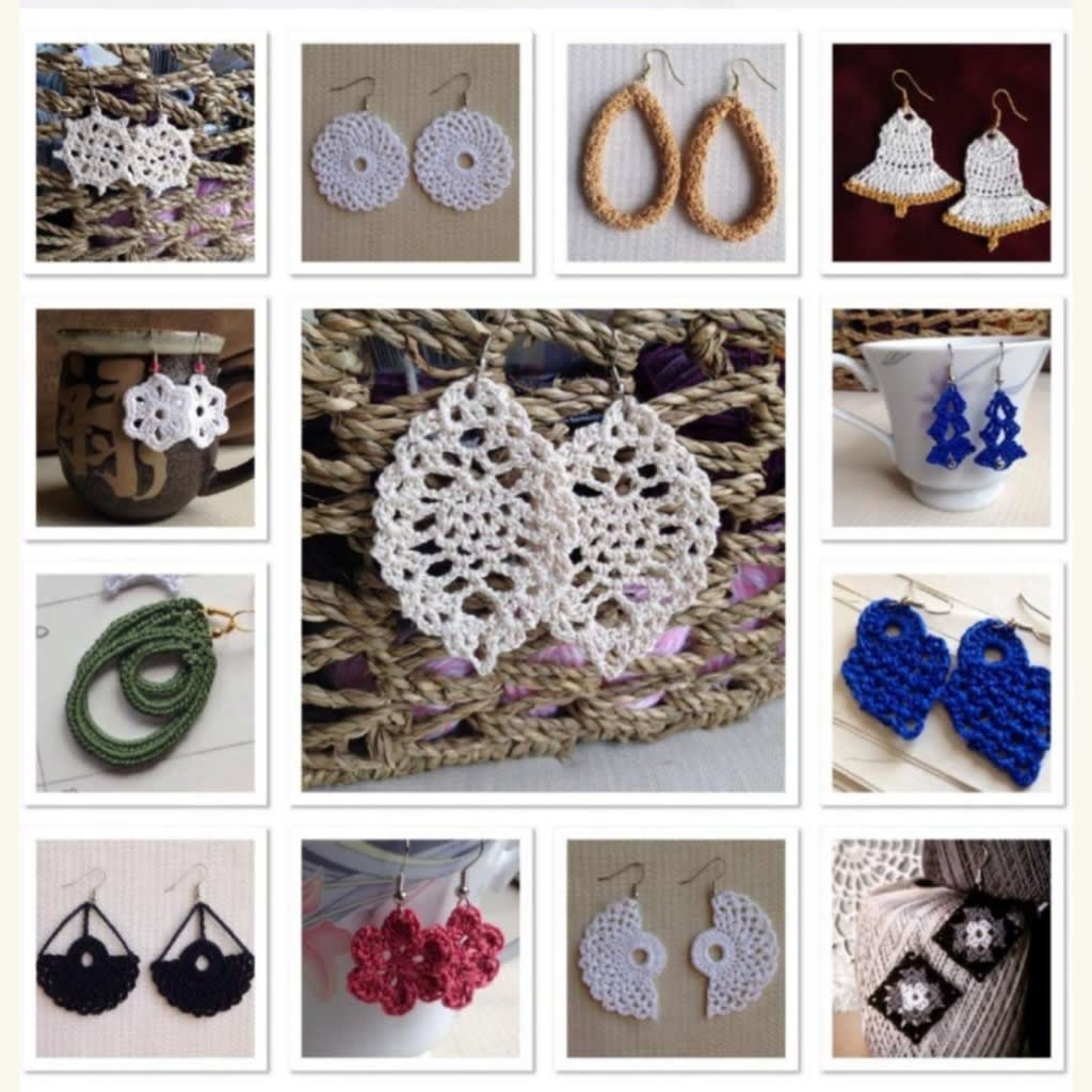 Crochet earrings